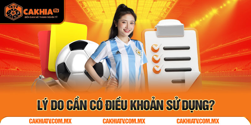 Lý do cần có điều khoản sử dụng tại cakhiatv